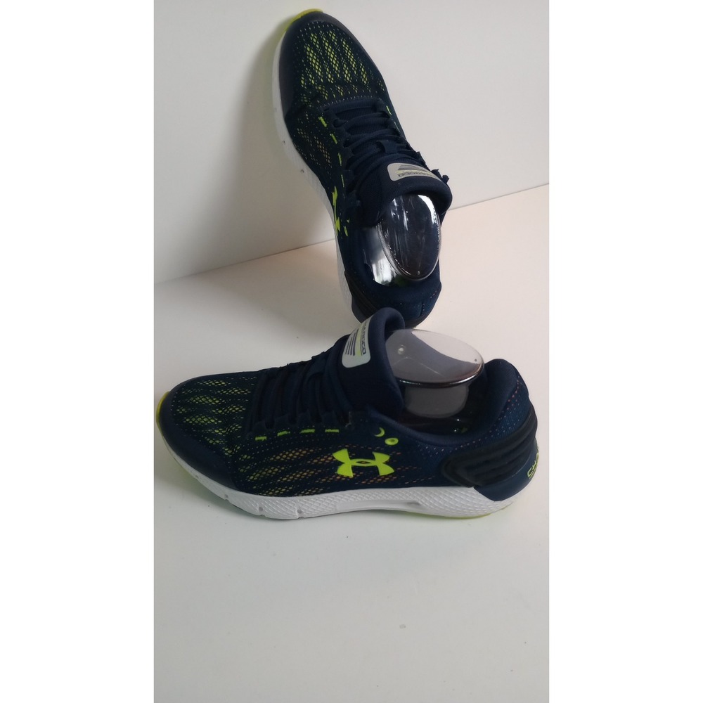 Under Armour Charged Rogue Blue Green Shoes 3021612-401 Womens 8.5 Youth 7Y